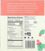 Organic Peppermint Candy Canes 10 count box on festive holiday table