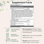 Micro Ingredients Probiotics supplement label and 100 billion CFU highlight