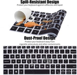 Keyboard Cover Skin for Dell XPS 13 9305 2021/ Dell XPS 13 9380 / Dell XPS 13 9370 9365 13.3" Laptop, Dell XPS 13 Accessories, Black - Image 4