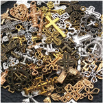 WOCRAFT 100pcs Flowers Charms for Jewelry Making Assorted Jewelry Bangle Bracelet Charms Wholesale Mixed Bulk Metal Earring Charms for DIY Necklace Keychain Craft Supplies (SN880) - Image 9