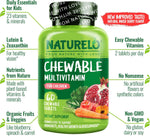 Side-by-side display of Naturelo teen capsules and kids chewable tablets for daily wellness