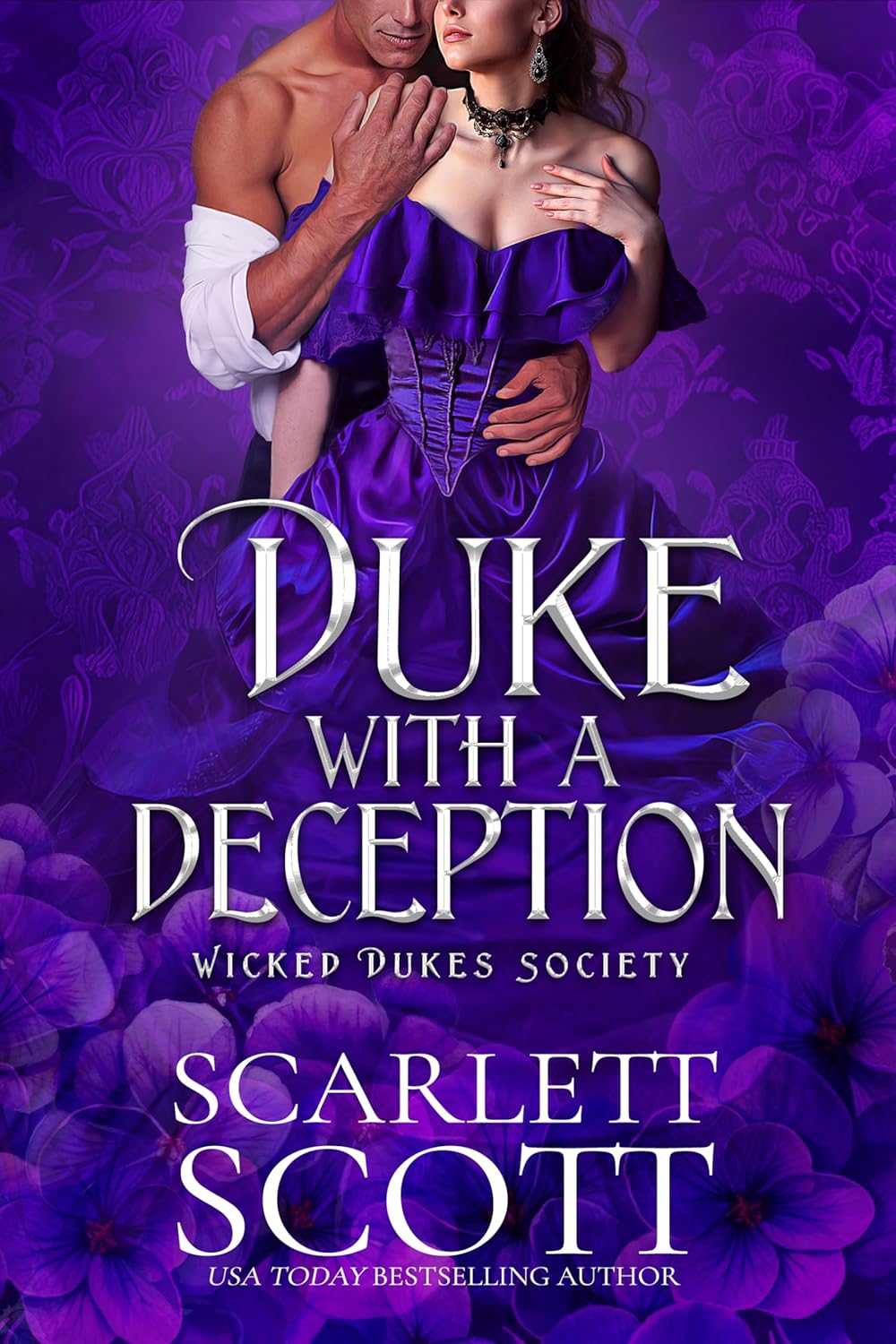 Scarlett Scott Duke with a Deception book cover front view historical romance novel