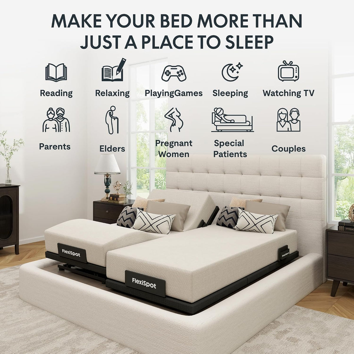 FlexiSpot bed base wireless remote control
