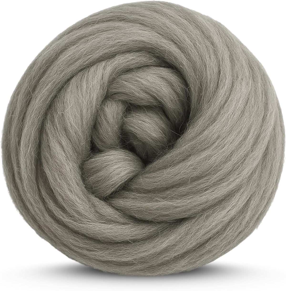 Revolution Fibers Corriedale Wool Roving 1 lb (16 Ounces) for Spinning | Soft Chunky Jumbo Yarn for Arm Knitting Blanket |100% Natural Undyed (Off-White) Wool Yarn Bulk, Felting Core, Carded Stuffing - Image 11