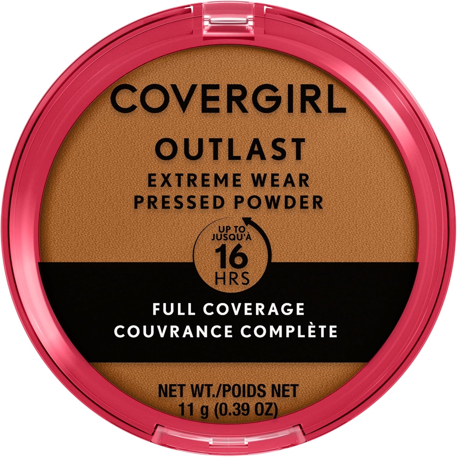 Covergirl Extreme Wear 16HR Pressed Powder Toasted Almond front view