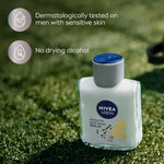 Nivea Men sensitive post shave balm lifestyle grooming setup