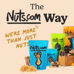Nuts.com certified organic crystallized ginger nutrition facts label.