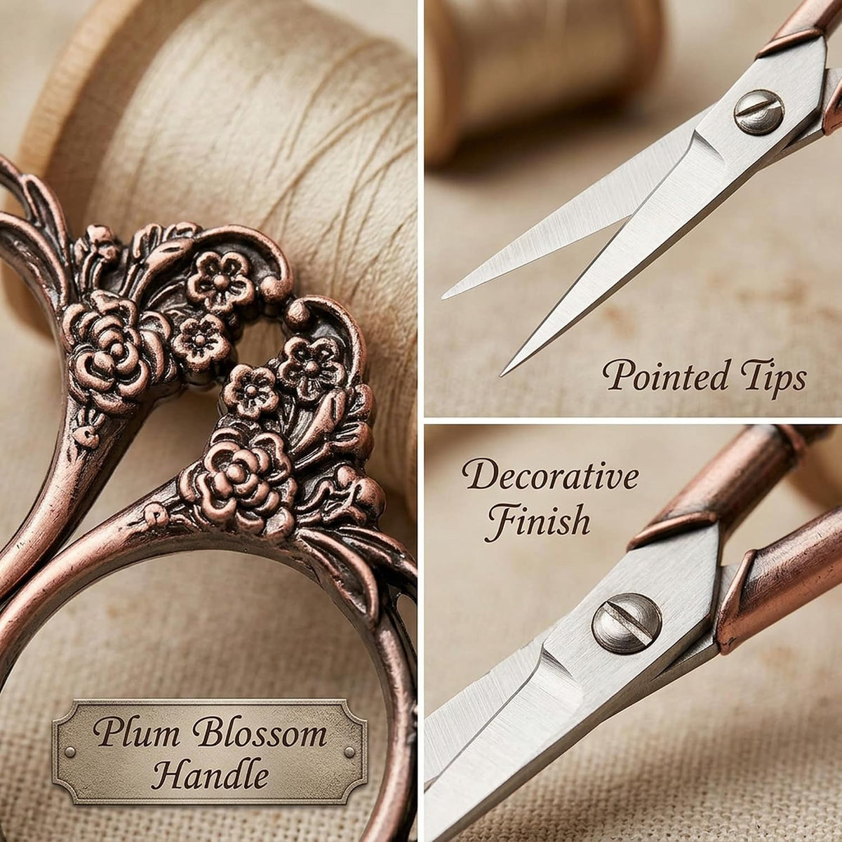 BIHRTC European style art scissors close up