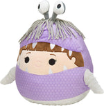 Squishmallows Pixar Boo stuffed animal showing monster costume details