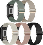 5 Pack Stretchy Nylon Compatible with Fitbit Charge 6 Bands/Fitbit Charge 5 Bands for Women Men, Elastic Adjustable Straps Sport Replacement Wristbands for Fitbit Charge 5/6 Watch - Image 15
