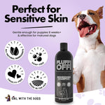 Girl With The Dogs Fluff Off premium imported pet undercoat care kit