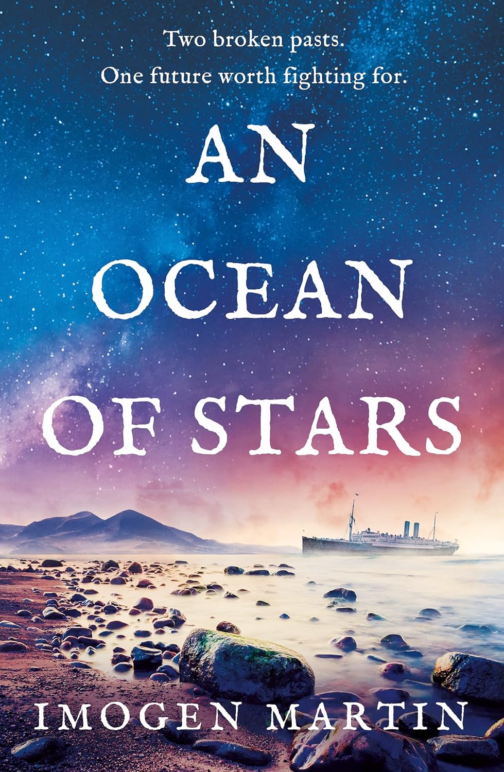Imogen Martin An Ocean Of Stars book cover front view featuring historical romance design.