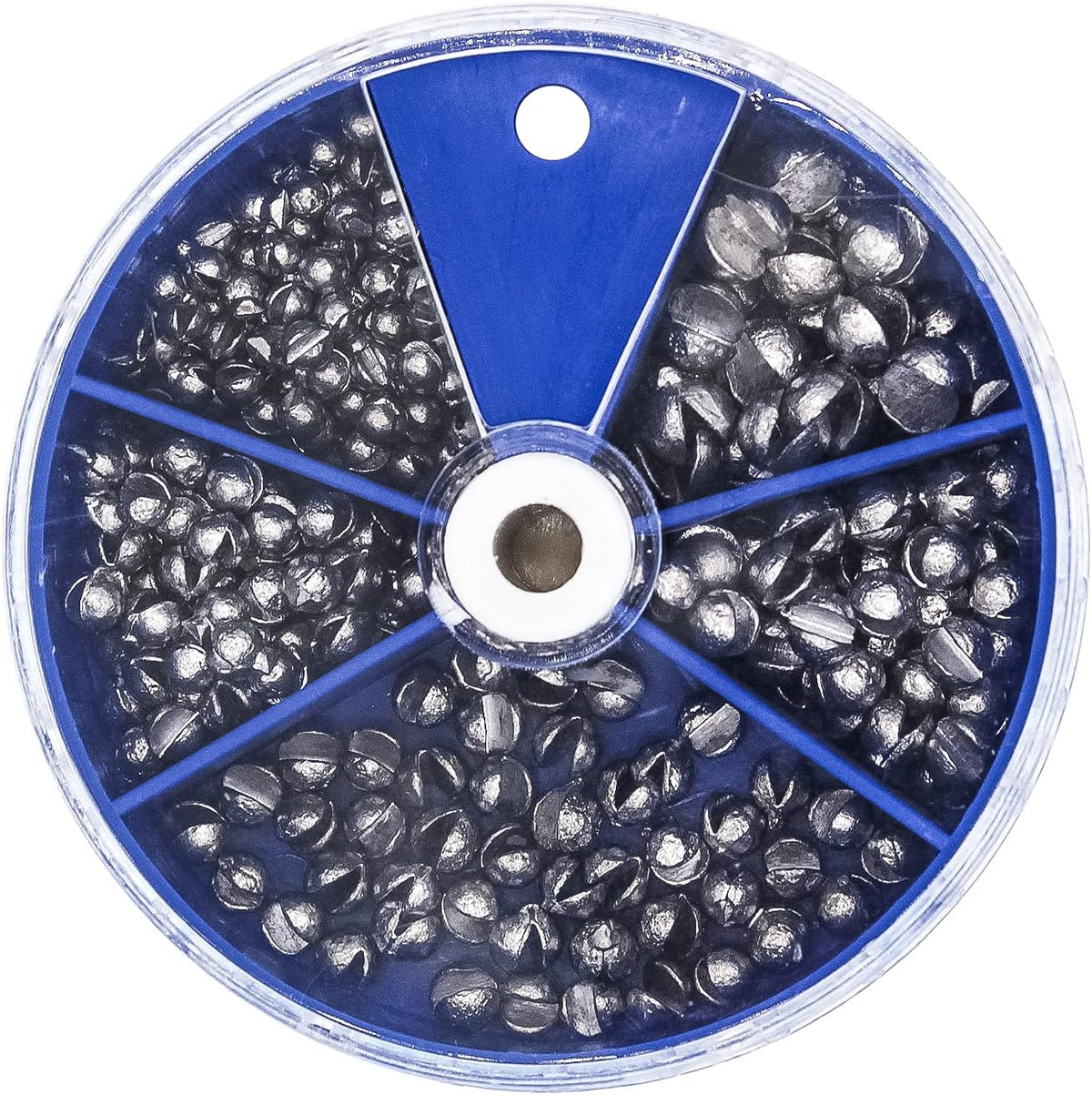 Fregito fishing weights sinkers kit front view container