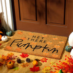 Fall Pumpkin Coir Doormat Pumpkin Welcome Doormats Autumn Non Slip Floor Mats Thanksgiving Fall Indoor Entrance Door Mat Porch Front Decor, 16 x 28 Inch - Image 13