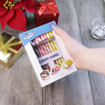 Hostess snack cake inspired holiday hard candy canes variety package.