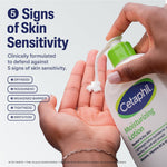 Cetaphil sensitive skin lotion pump mechanism close up