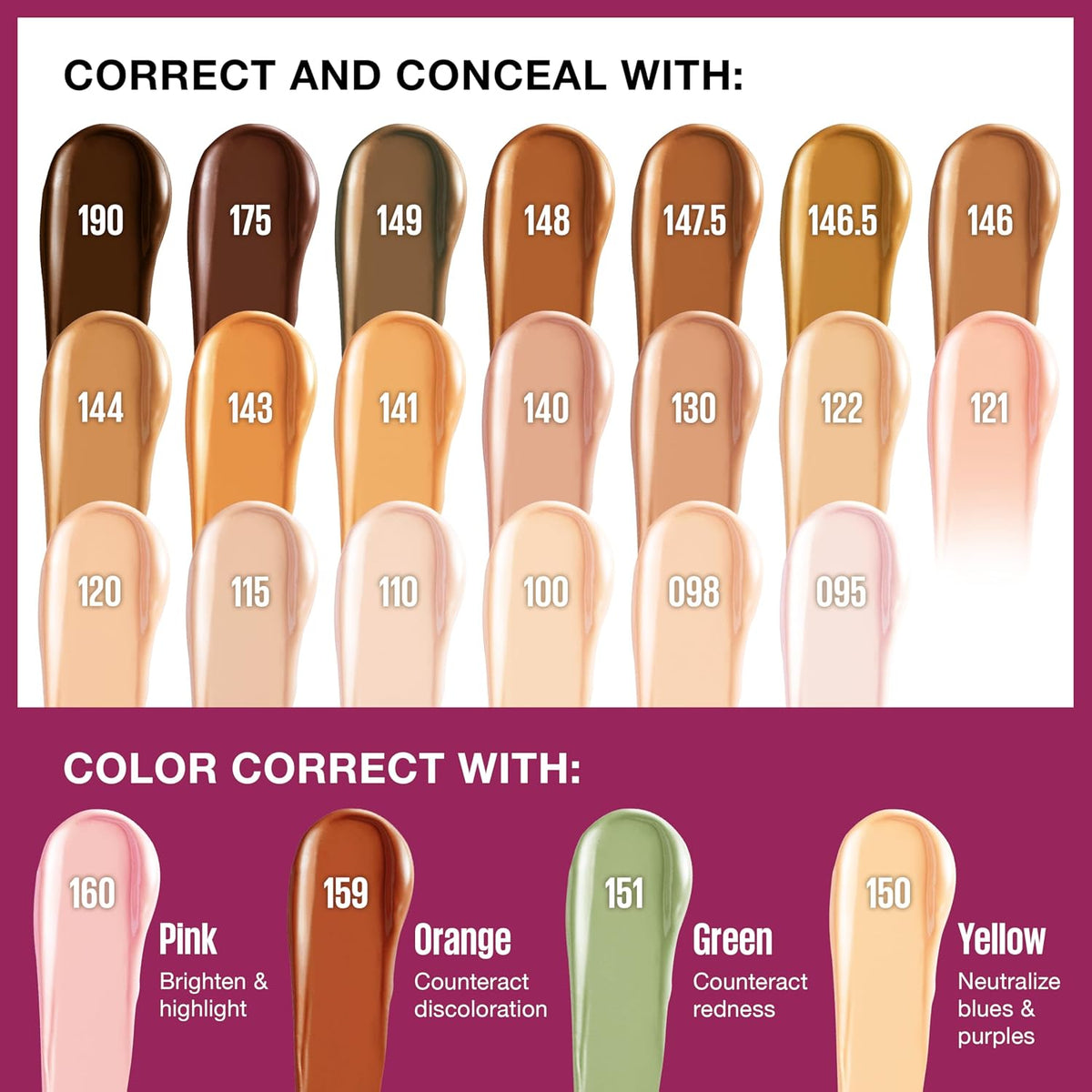 Authentic USA imported Maybelline concealer bottle design