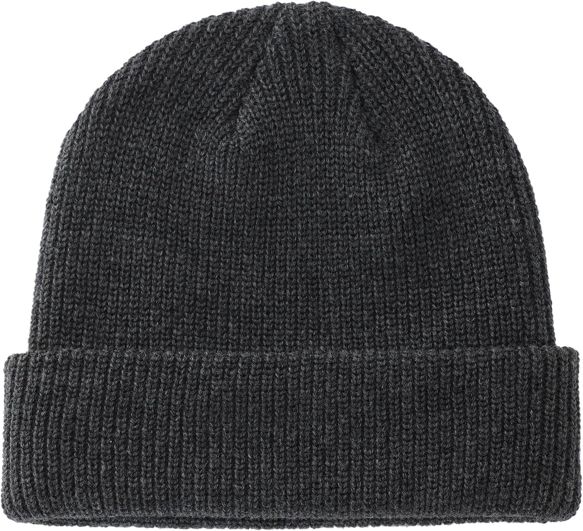 Classic Double Layer Knit Beanie Hat Warm Thick Acrylic Winter Hats Daily Cuffed Beanies Watch Hat for Men Women - Image 11