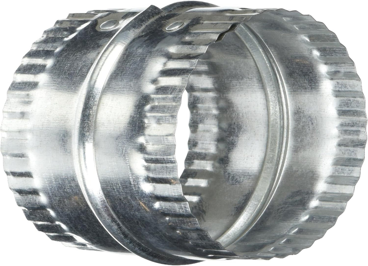 Broan-NuTone 243 3 Inch Metal Connector front view HVAC duct coupling