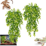 Rainflow artificial hanging plants for reptile terrarium front view