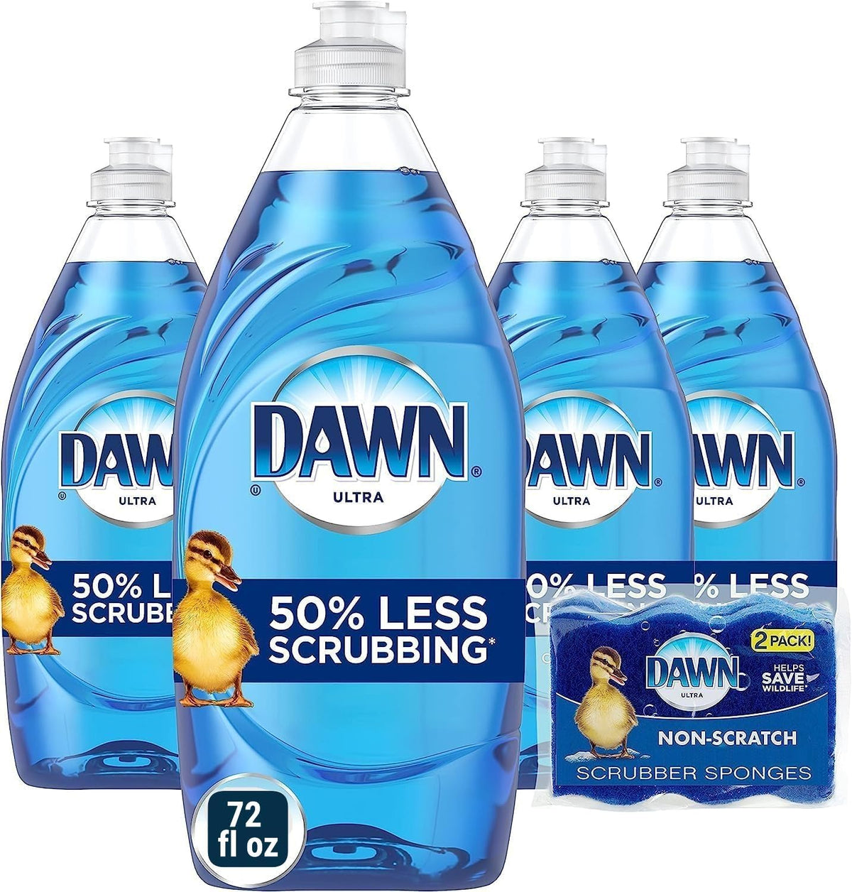 Dawn Ultra dishwashing liquid pouring demonstration