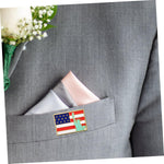 GALPADA American flag costume accessory side profile