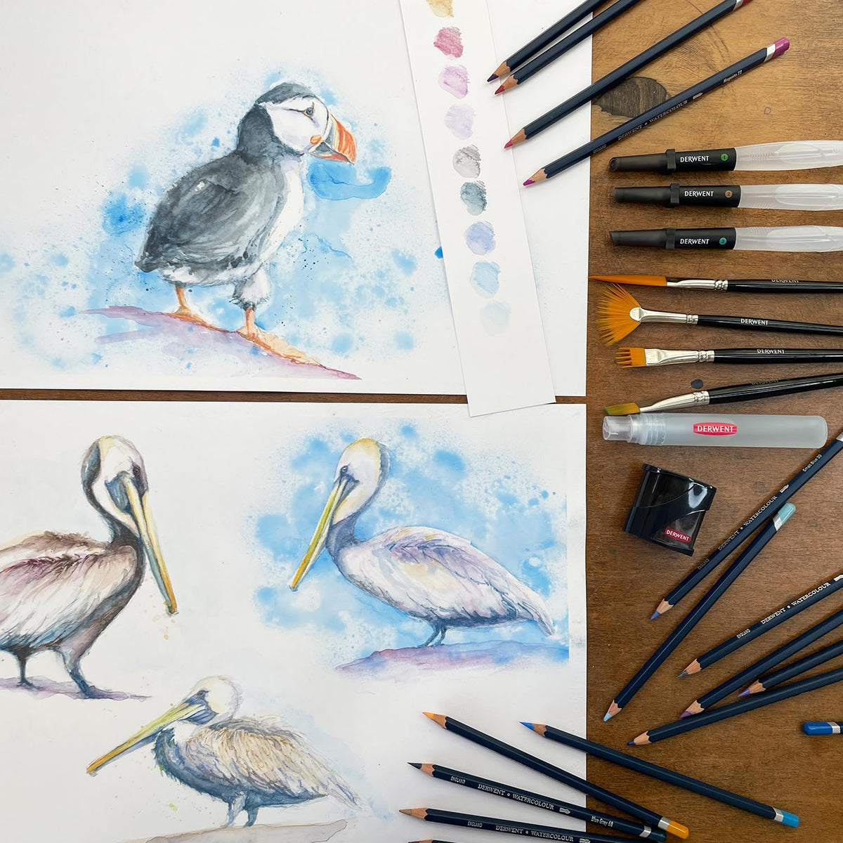 Derwent artistic drawing supplies complete kit view