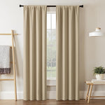Eclipse Darrell Blackout Rod Pocket Curtain, 37x63, Indigo - Image 10