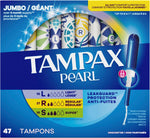 Tampax Pearl Tampons for Women Multipack, with LeakGuard Braid, Light/Regular/Super Absorbency, Unscented, 47 Count - Image 9