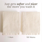Gilden Tree large bath towel draped over rail