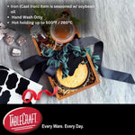 Tablecraft cast iron cookware styled table presentation
