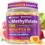 LILICARE L-Methylfolate 15mg sugar free gummies front view container