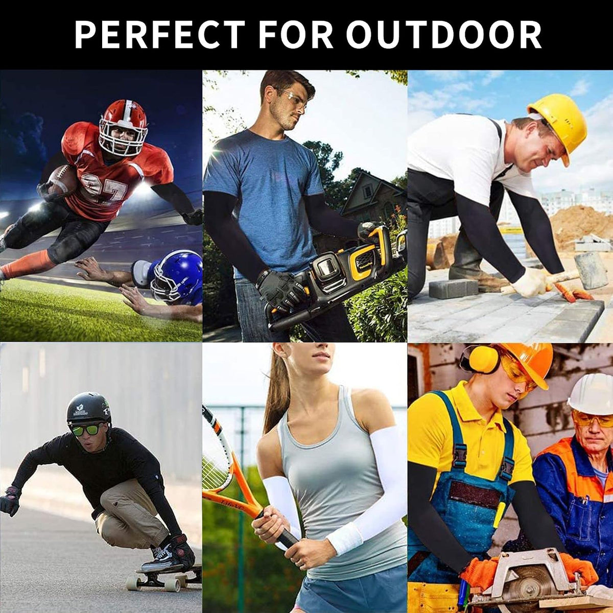TZT ice silk cooling sleeves back texture view