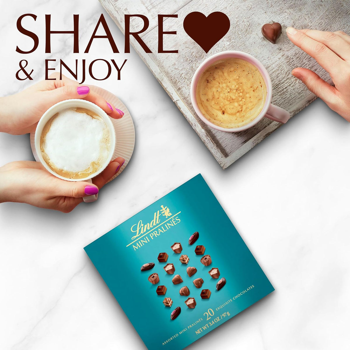 Authentic USA imported Lindt chocolate box for gifting and luxury dessert occasions