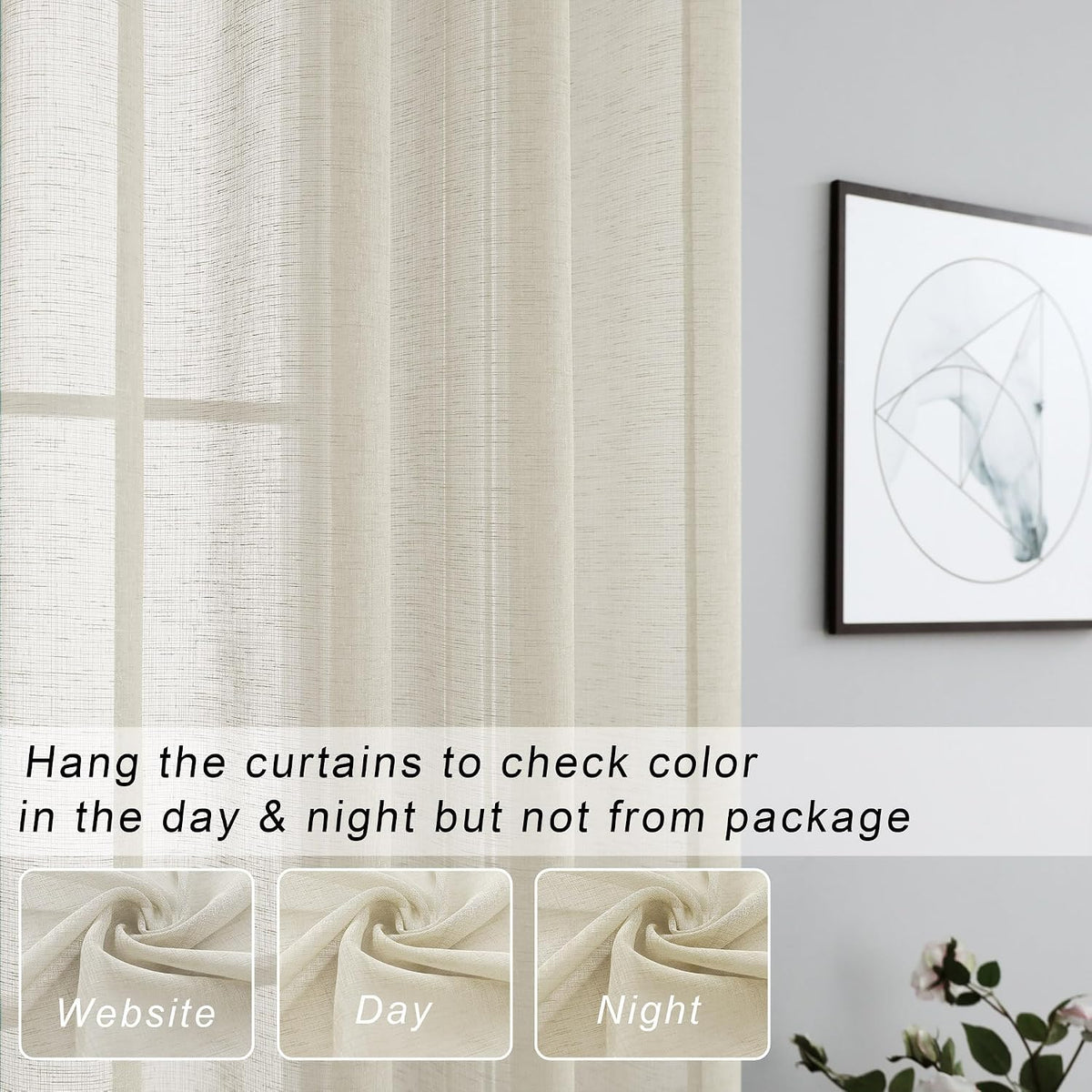 Pitalk grommet top curtain panels detail