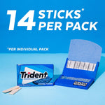 Imported Trident sugar free gum 14 pieces single pack