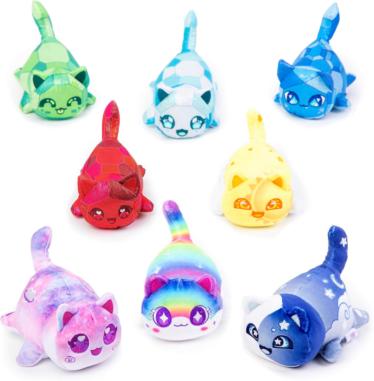 Aphmau Mini Mystery 6" Plush - Celestial Collection - 4 Pack; YouTube Gaming Channel, Blind Box, 4 of 8 Unique Possible Unicorn MeeMeows, Official Aphmau Merch - Image 8