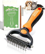 Pet Pro Grooming Tool, Dematting Comb for Dogs and Cats, Deshedding Dog Brush, Undercoat Rake for Dogs, Removes Tangles Knots and Loose Fur, Grooming Tool for Thick Coats (Blue) - Image 10