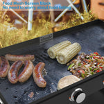 Tailgriller wind guard showing magnetic edges and design