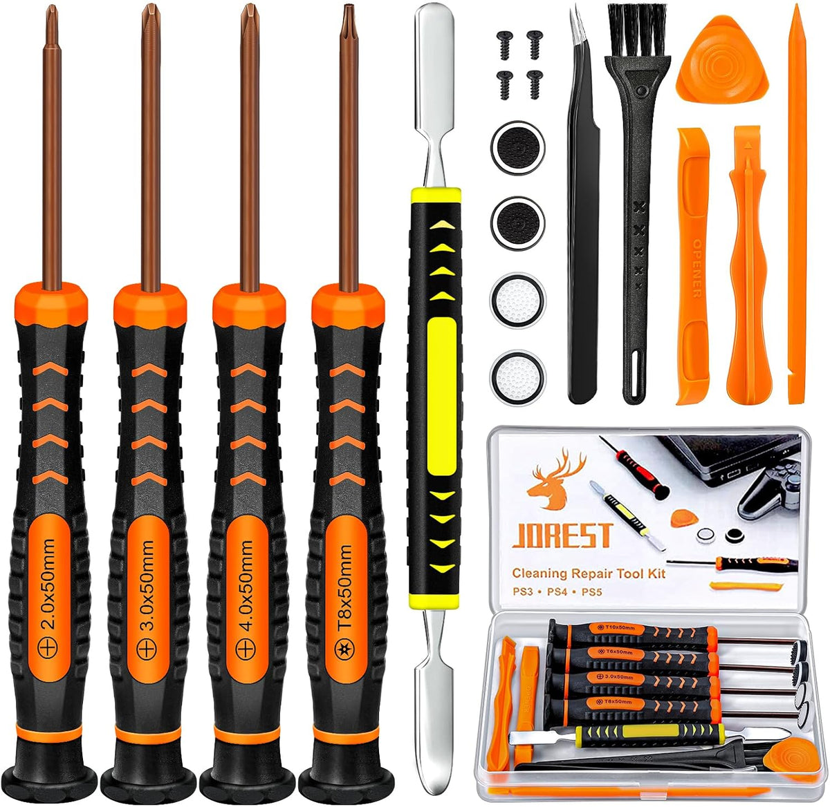 Jorest tool kit packaging layout and components