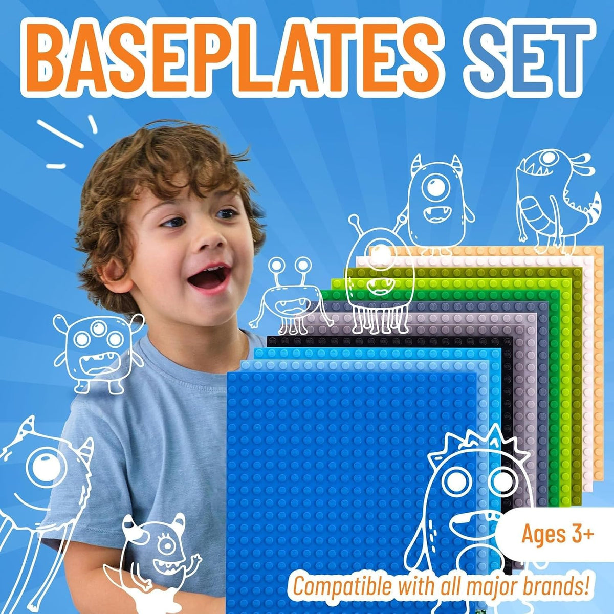 Strictly Briks classic baseplates assortment packaging