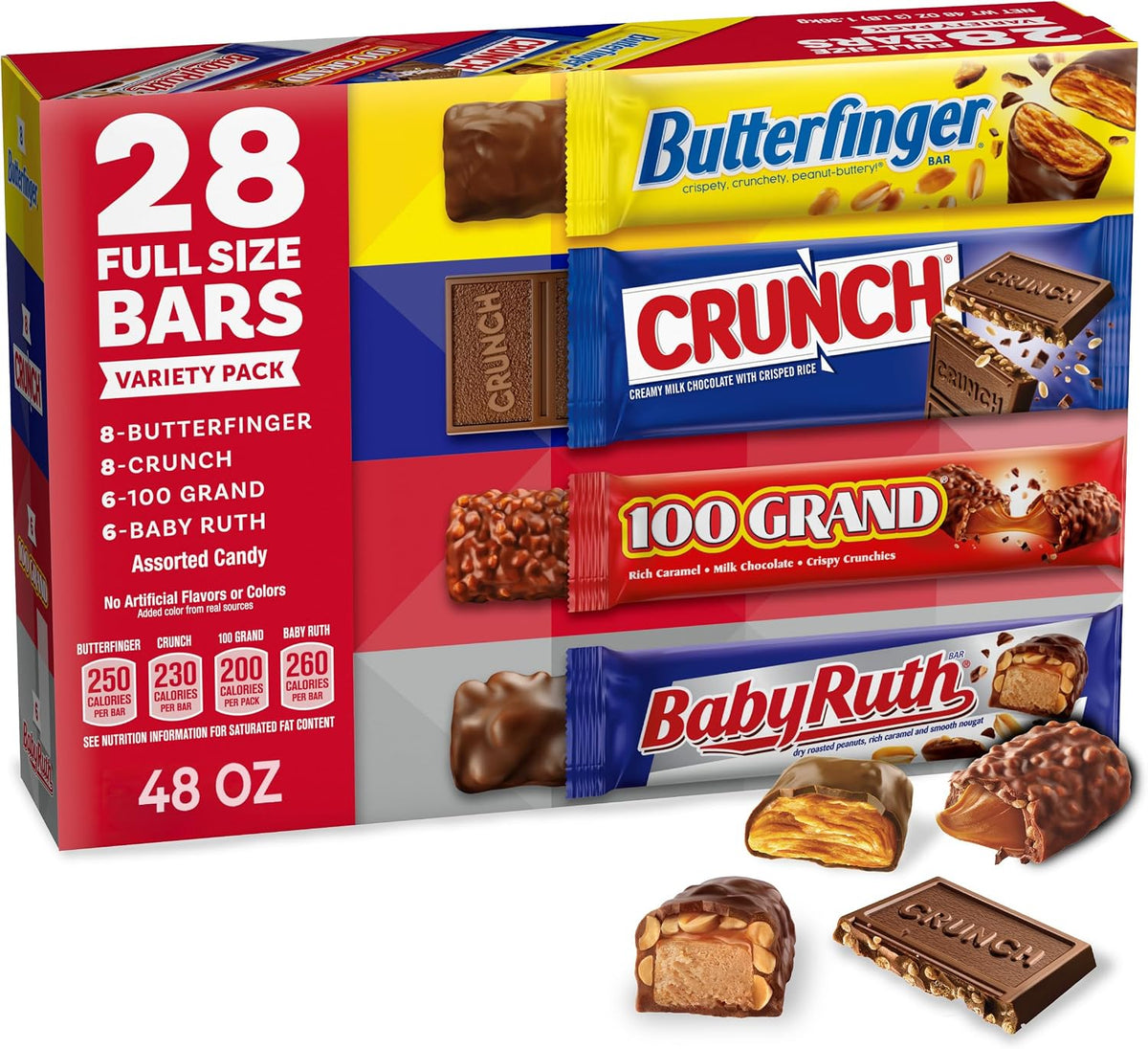 Assorted Butterfinger, Crunch, Baby Ruth, and 100 Grand Full Size Chocolates, 18 count, 31.2 oz - Image 10