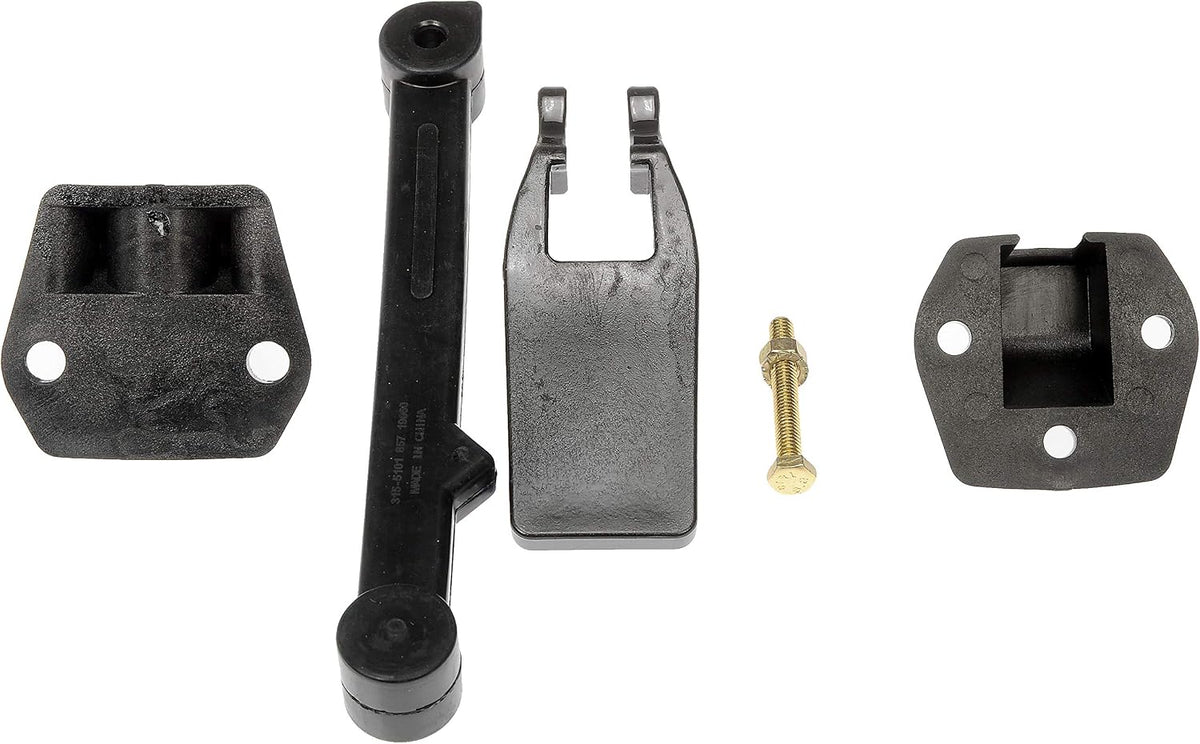 Heavy-duty truck replacement hood latch side profile view