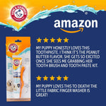 Arm & Hammer Complete Care Puppy Dental Kit, Enzymatic Toothpaste with Baking Soda and Calcium for Dogs, Peanut Butter Flavor, Toothbrush and Microfiber Brush Included, Fluoride-Free, 2.5 Oz - Image 9