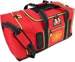 Lightning X firefighter turnout gear bag front view red