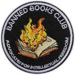 Sansfius Banned Books Club patch front view