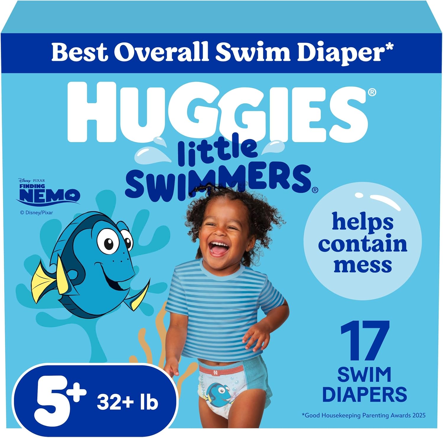 Huggies Little Swimmers Size 5-6 Disposable Swim Diapers front view