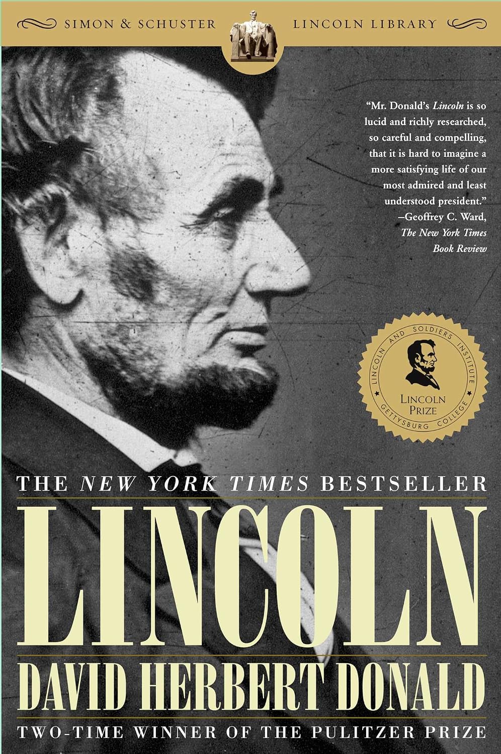 David Herbert Donald Lincoln paperback book front view