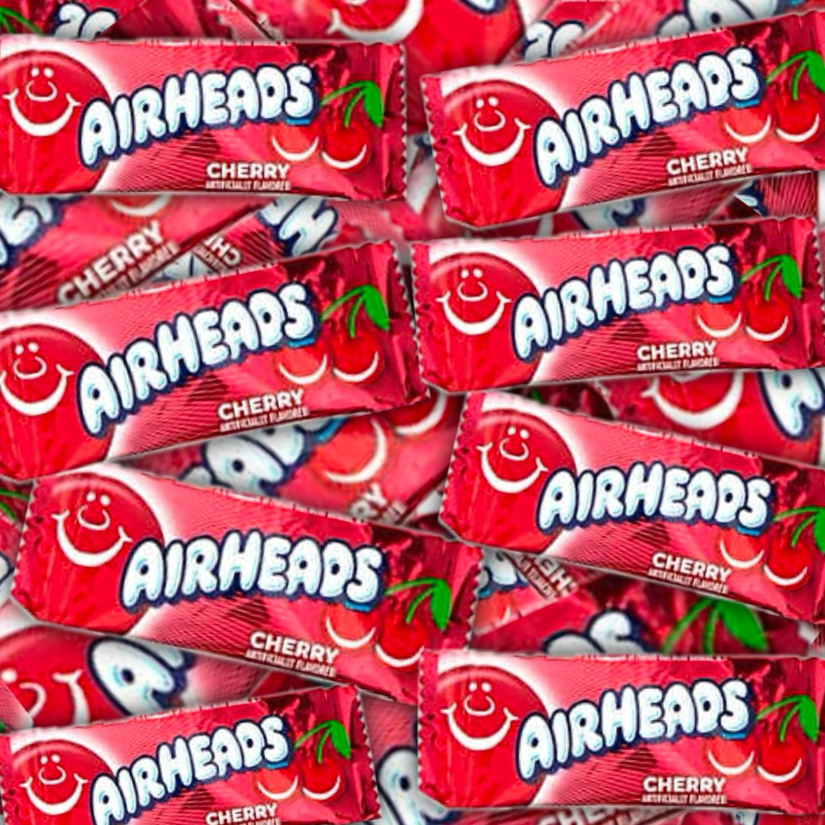 Authentic USA imported CandyKrave Airheads Cherry mini bars 80 count bag