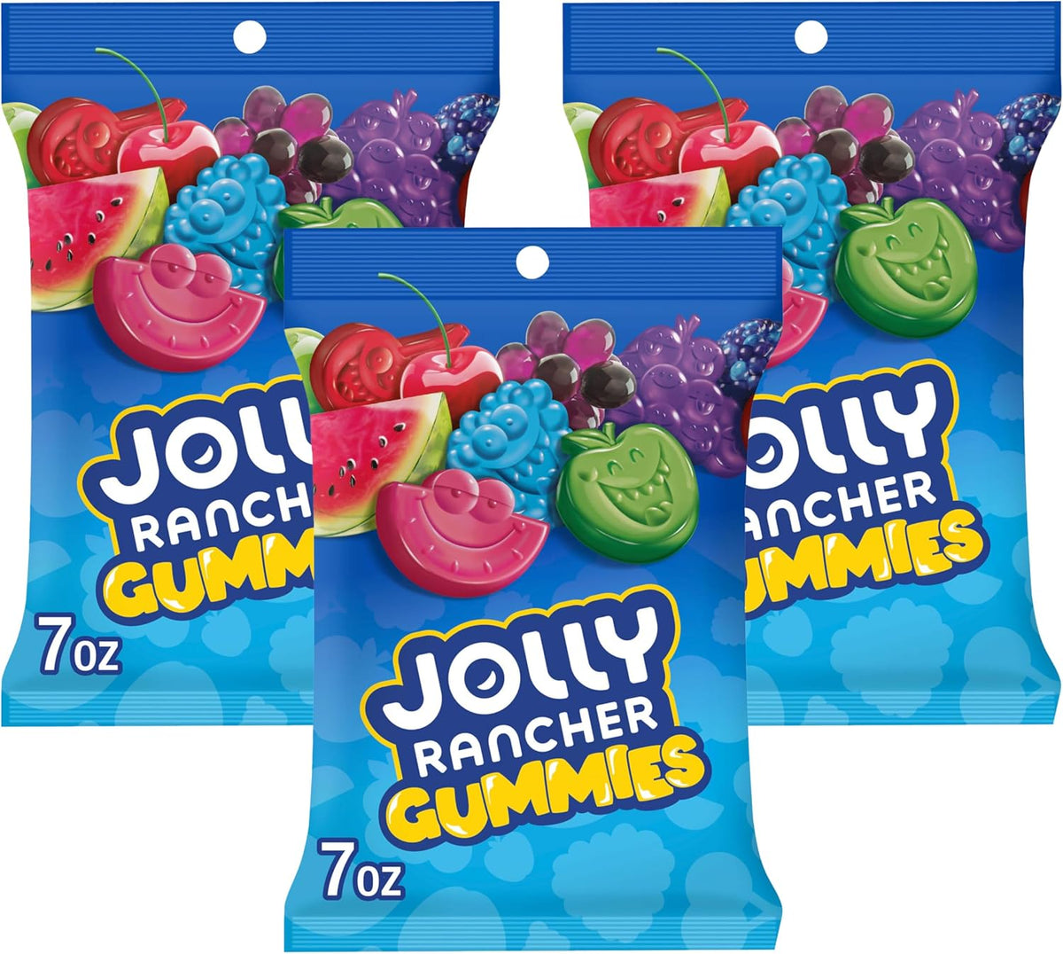 JOLLY RANCHER Gummies Assorted Fruit Flavored Candy Bag, 14 oz - Image 12